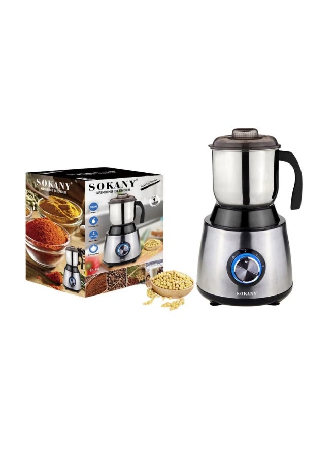 sokany SK-156 Sokany Stainless Steel Large Grinder 500W for Spices and Coffee  - Image 4