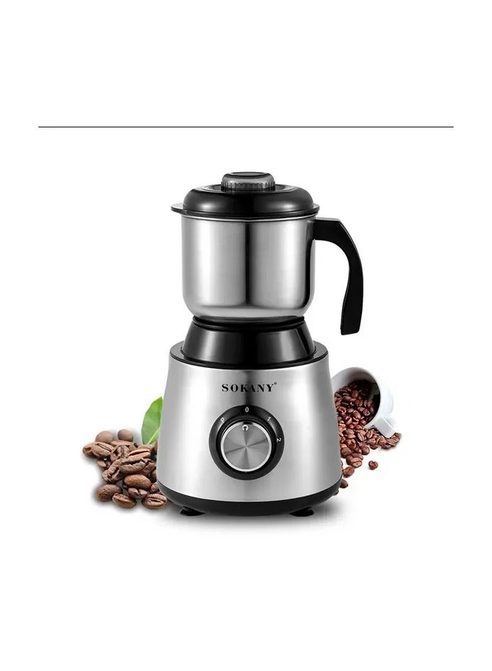 sokany SK-156 Sokany Stainless Steel Large Grinder 500W for Spices and Coffee - Image 1