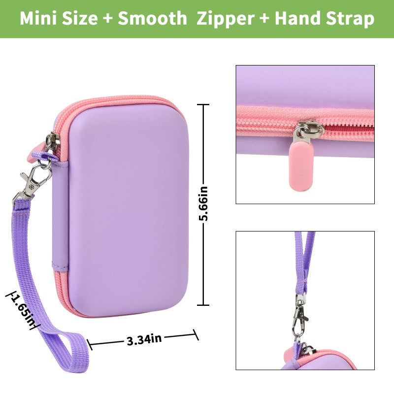 ALKOO ALKOO Kids Toy Smartphone Case Compatible with Kikapabi/for Joozfee/for dancingcow/for Prysyedawn, Learning Toys Holder for Play Cell Phone, SD Card, Over 7 Years Age- Purple  - Image 3