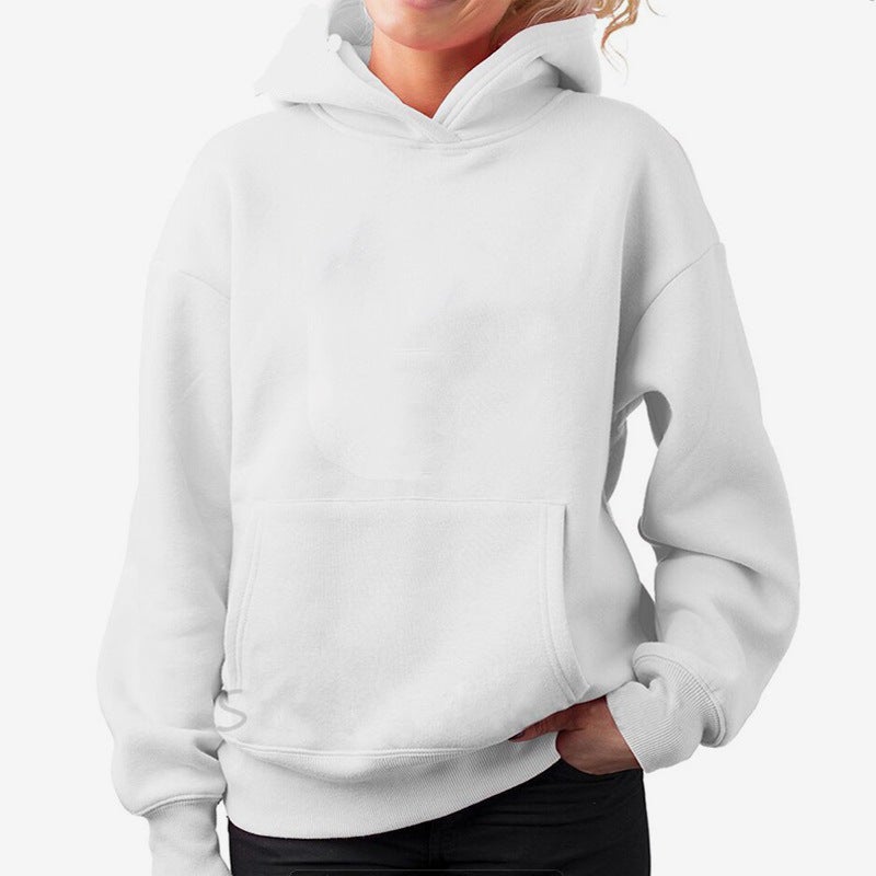 2024 cross-border new Amazon foreign trade European and American womens long sleeve pullover animal printed round neck hooded sweater black hooded