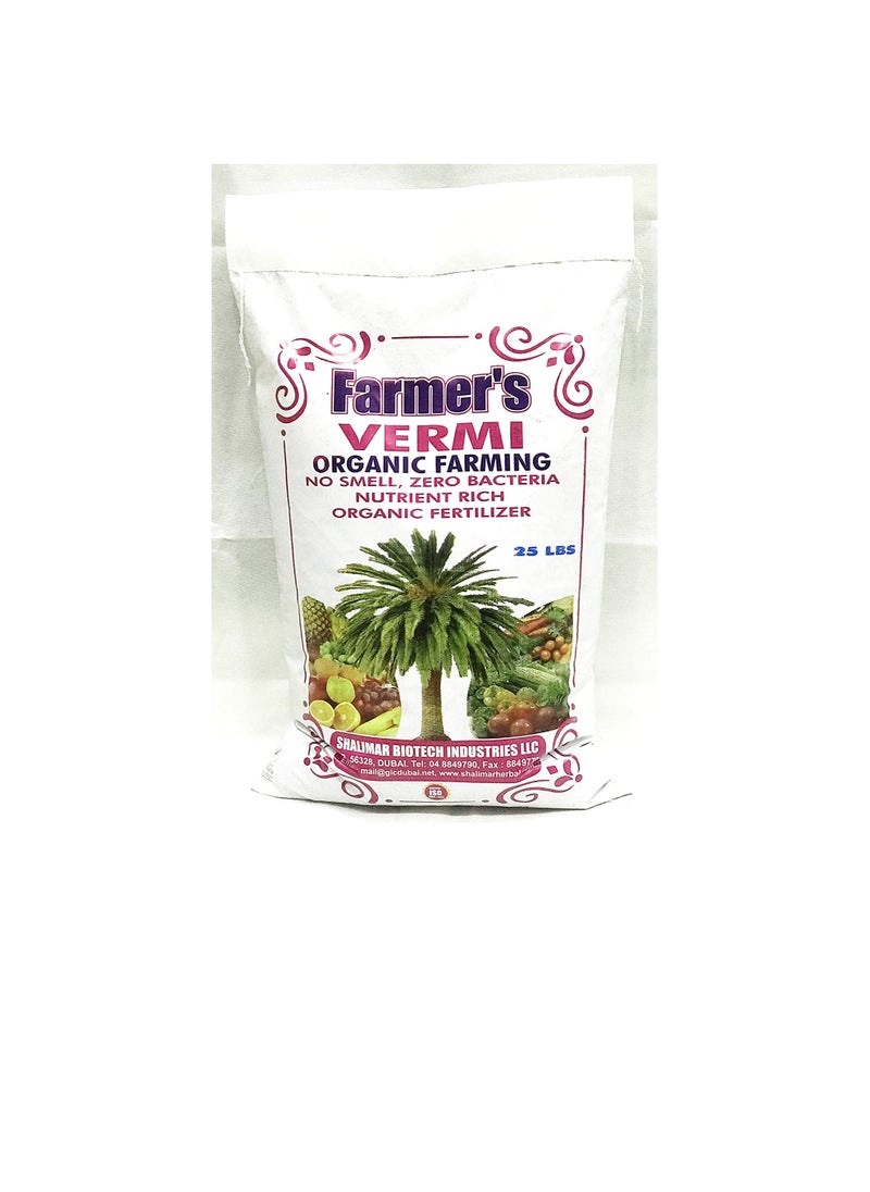shalimar - Vermicompost for Organic Farming 25 LBS - Image 1