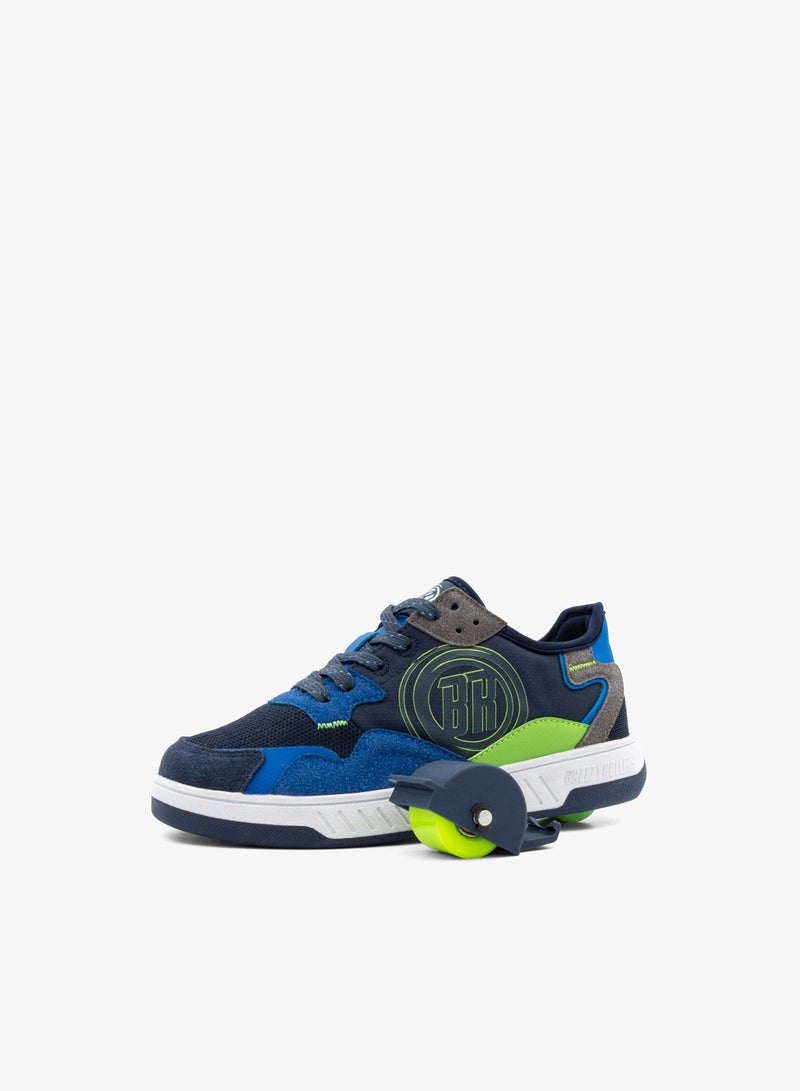 BREEZYROLLERS BREEZY ROLLERS Shoes with Wheels for Children, Roller Skates Sneakers Kids, From Children's Street Shoes to Roller Skates in a Few Seconds, Patented Click System, Trainers with Wheels for Girls & Boys - Image 3