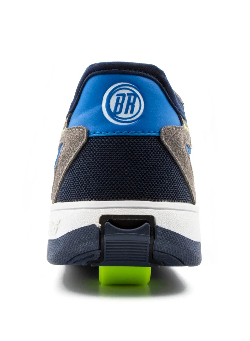 BREEZYROLLERS BREEZY ROLLERS Shoes with Wheels for Children, Roller Skates Sneakers Kids, From Children's Street Shoes to Roller Skates in a Few Seconds, Patented Click System, Trainers with Wheels for Girls & Boys