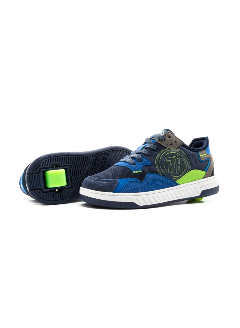BREEZYROLLERS BREEZY ROLLERS Shoes with Wheels for Children, Roller Skates Sneakers Kids, From Children's Street Shoes to Roller Skates in a Few Seconds, Patented Click System, Trainers with Wheels for Girls & Boys