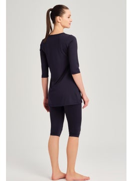 Nehar Fakir Kol Navy Blue Pool Swimsuit  - Image 2