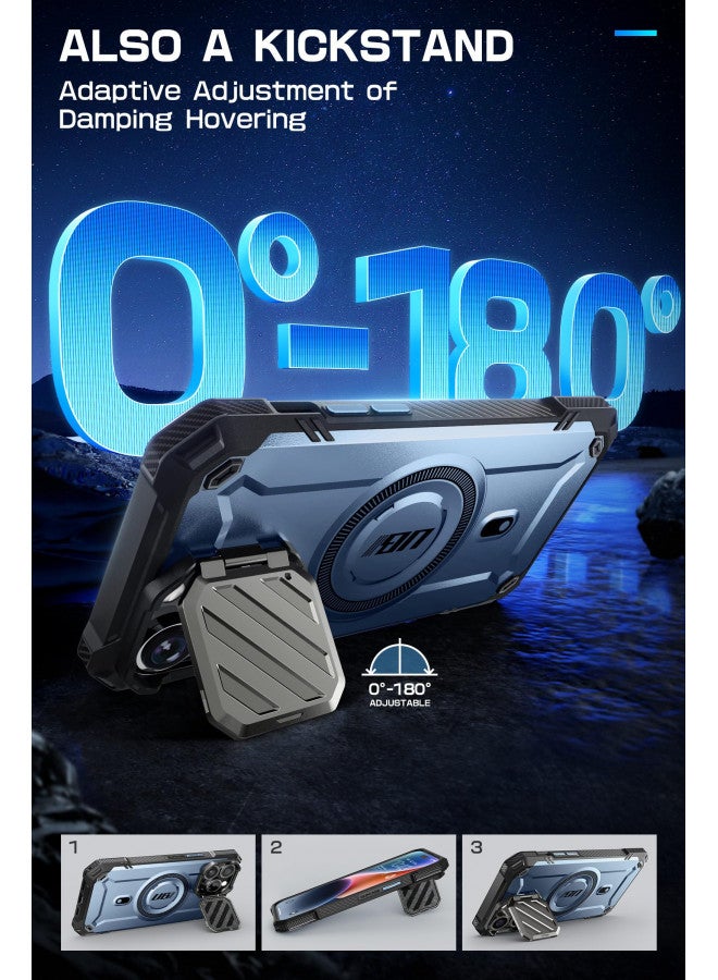 SUPCASE for iPhone 14 Pro Max Case/iPhone 13 Pro Max Case with Camera Cover Stand, [Compatible with MagSafe] [Built-in Belt-Clip] Heavy Duty Magnetic Phone Case for iPhone 14/13 Pro Max, Tilt - Image 4