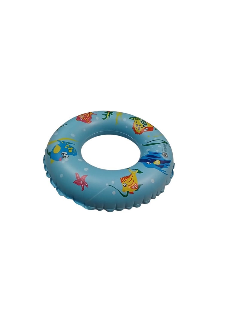 Swim Ring 60cm - Blue - for Children under 7 years - Image 1