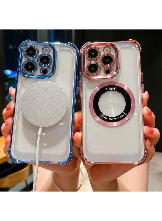 S-TOP Case For iPhone 14 Pro Max 6D Electroplating Armor Magsafe Phone Case - Image 4