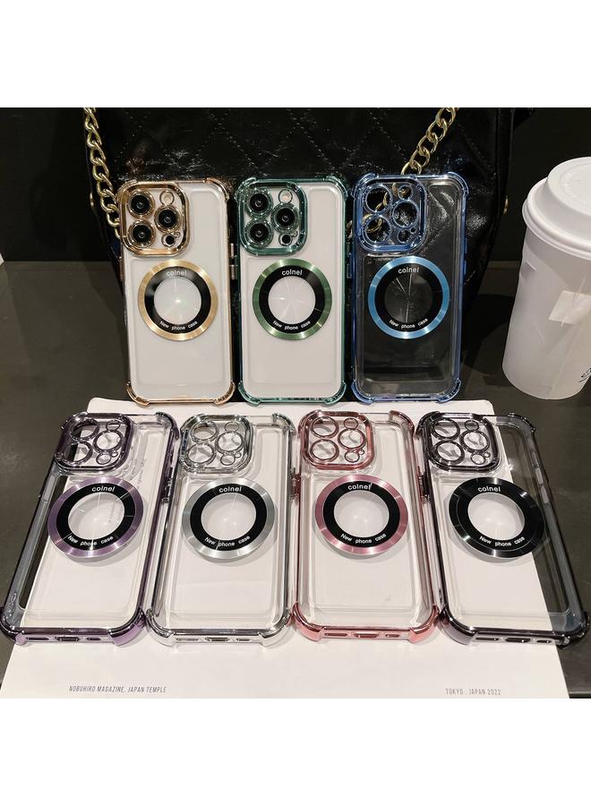 S-TOP Case For iPhone 14 Pro Max 6D Electroplating Armor Magsafe Phone Case - Image 3