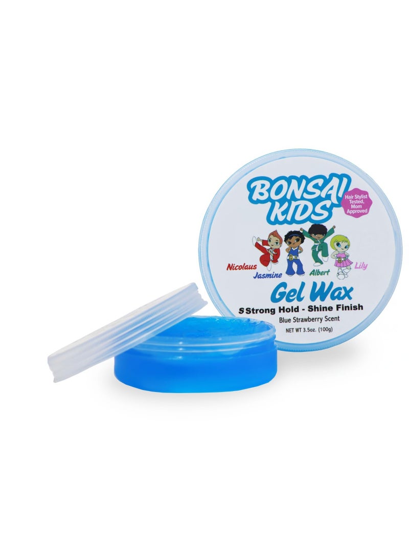 Bonsai Kids Hair Care Kids & Toddlers Gel Wax ~ Strong all-day hold, for Boys - Great for Ponytails, Buns, or Taming Flyaways  - Image 1