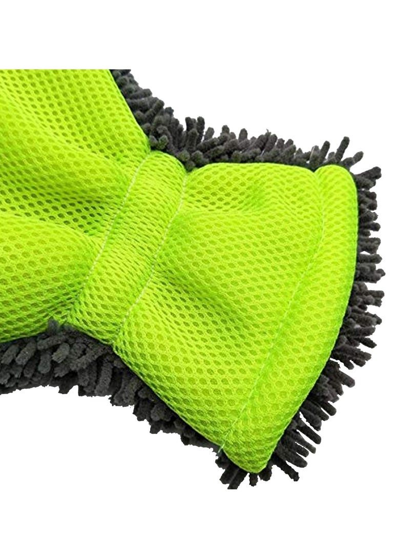 3XR Car Wash Gloves Multi-Purpose Waxing Polishing Gloves, Microfiber Multifunctional Car Cleaning Mitt - Image 4