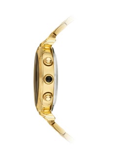 Alfajr Women's WF-14S 37mm Digital Watch with Stainless Steel Strap, Water Resistant, Gold  - Image 3