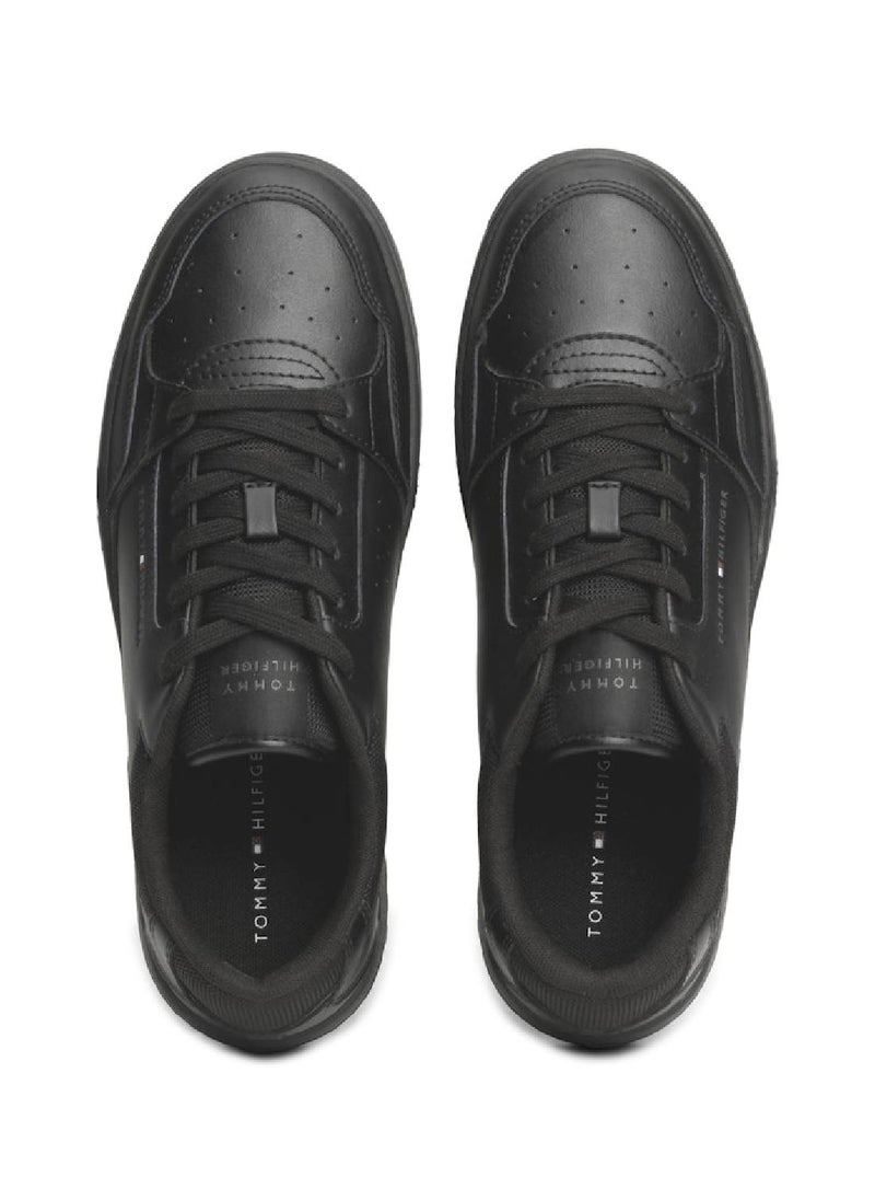 Men's Leather Basketball Trainers -  Leather mix upper, Black - pzsku/Z54D79338761A10C62E89Z/45/_/1723744093/3769420f-4d66-456d-8888-3089c9e9da9e