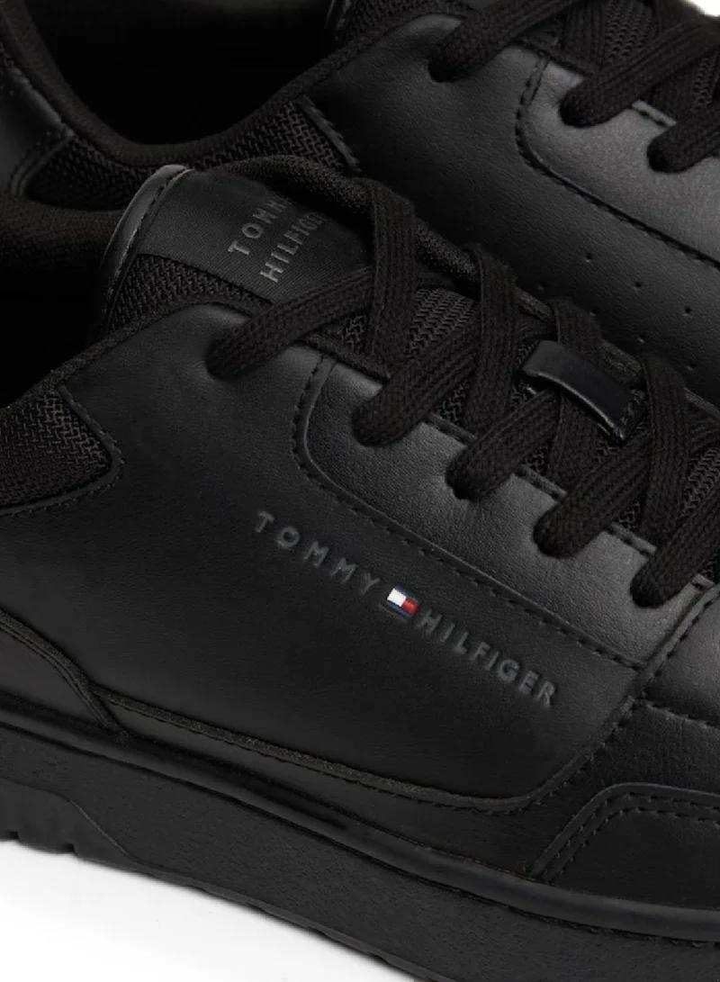TOMMY HILFIGER Leather Basketball Sneakers