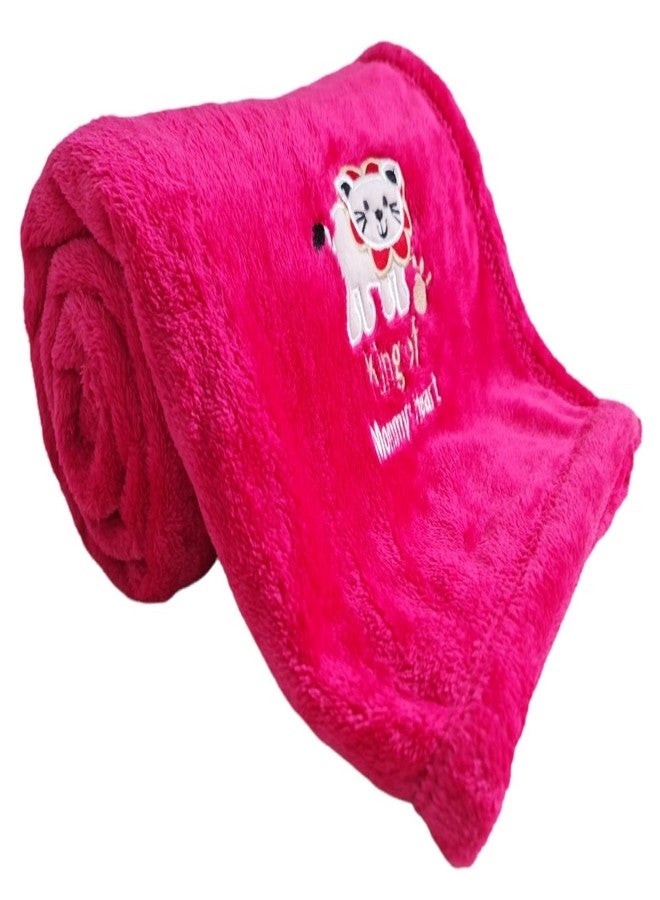 First Kick Polyester Baby Bath Towel New Born Pack of Soft Bath Towel Wrapper for Baby Boys and Baby Girls 100 cm x 80 cm, 0-36 Months Set of 1 Pieces - Image 1