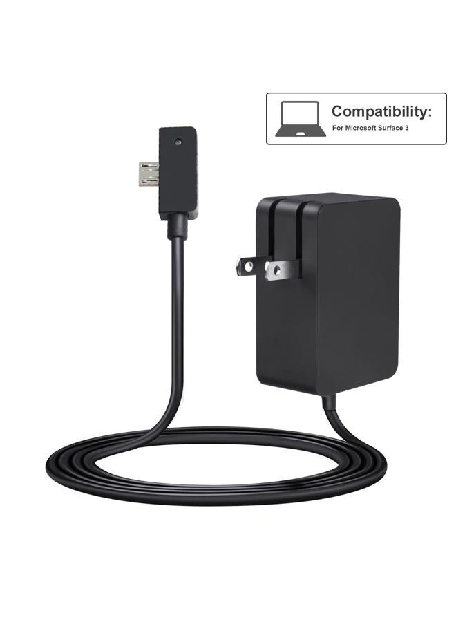 Fancy Buying شاحن AC 13W 5.2V 2.5A لجهاز Surface 3 من مايكروسوفت، طراز 1623 1624 1645 مع كابل شحن USB - Image 4