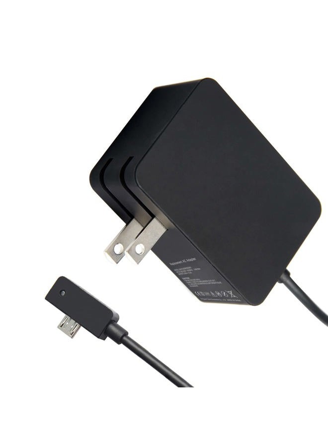Fancy Buying شاحن AC 13W 5.2V 2.5A لجهاز Surface 3 من مايكروسوفت، طراز 1623 1624 1645 مع كابل شحن USB - Image 1
