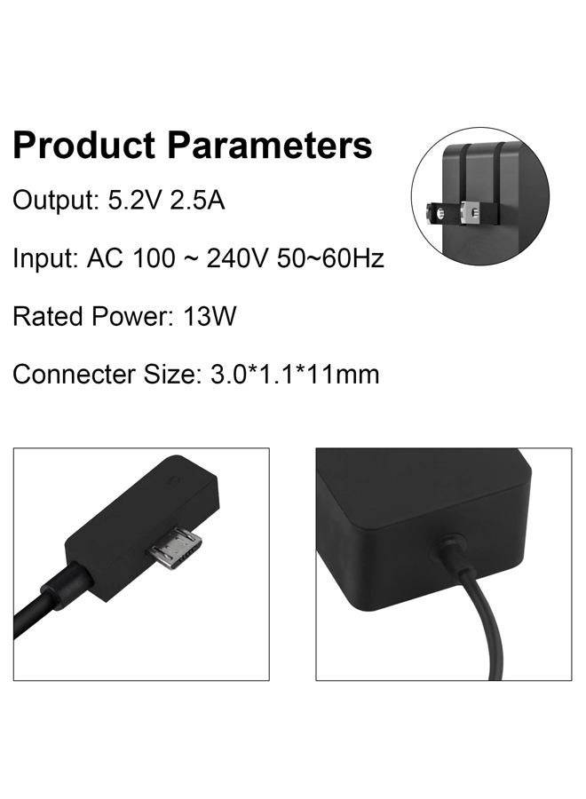 Fancy Buying شاحن AC 13W 5.2V 2.5A لجهاز Surface 3 من مايكروسوفت، طراز 1623 1624 1645 مع كابل شحن USB - Image 5
