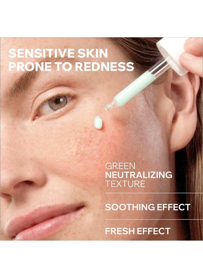 URIAGE Roséliane Redness-Neutralizing Serum | Anti-Redness & Anti-Aging, Soothes & Smoothes, Reduces Redness & Fine Lines, Green-Tinted Formula, 30 mL/1.01 fl. Oz - Image 3