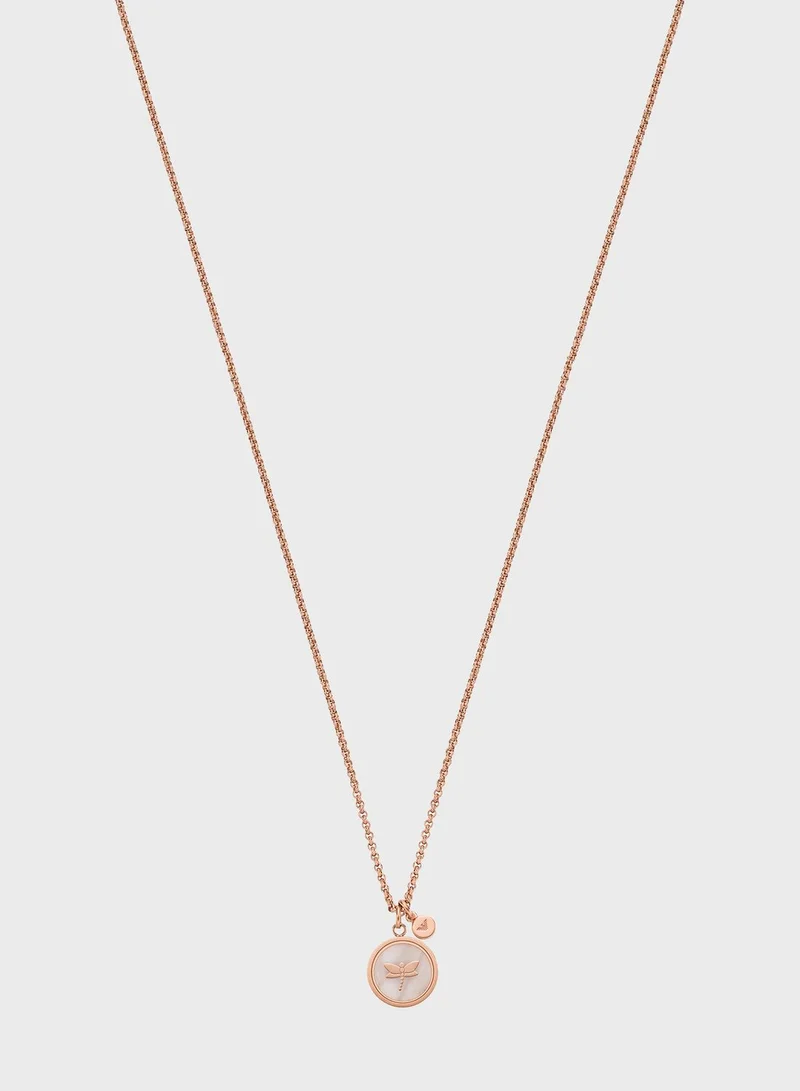 EMPORIO ARMANI Embellished Pendant Necklace