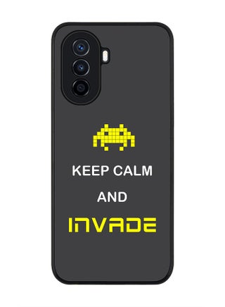 Rugged Black edge case for Huawei Nova Y70  Slim fit Soft Case Flexible Rubber Edges Anti Drop TPU Gel Thin Cover - Keep Calm And Invade - pzsku/Z54D7E1927CD828363488Z/45/_/1665836232/e3c6d67f-72c0-44a4-9920-df8498a06c40