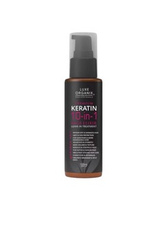 LUXE ORGANIX Premium keratin 10-in-1 hair elixir leave-in treatment 