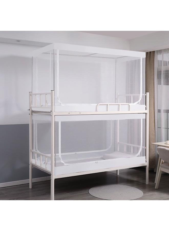 Bluejw Dormitory Mosquito Net All-inclusive Student Bunk Universal 0.9m Single Bedroom Bed Curtain Shading Integrated Mai Taibao - Image 1