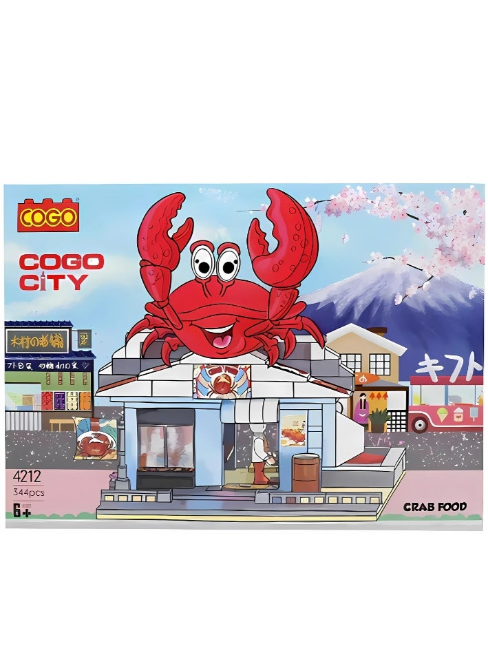 COGO Happy Crab Restaurant Building Set  - Image 1