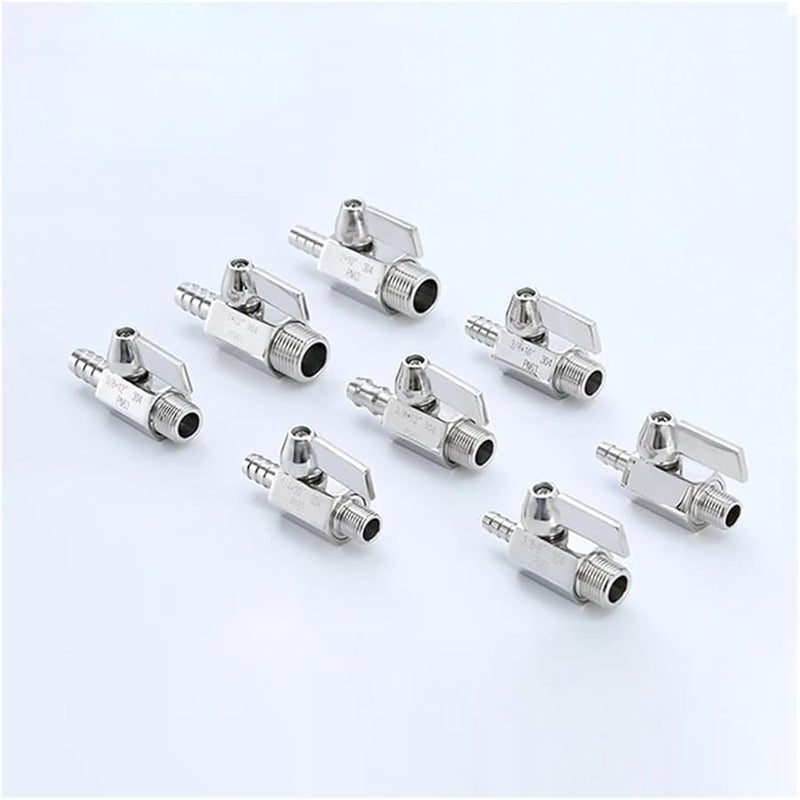 Stainless Steel Miniature Ball Valve With Leather Tube Pagoda 1 4 Inch Internal Thread - Image 3