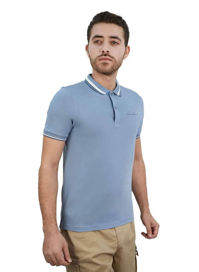 Men's Classic Slim Fit Polo with Signature Embroidery