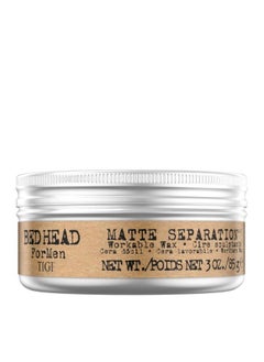 for Men by Tigi Matte Separation Mens Hair Wax for Firm Hold 85g