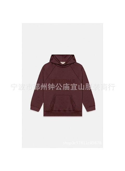 2023 SS Hoodie Silicone FOG Print Essentials Mei Zi