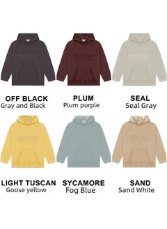 Generic 2023 SS Hoodie Silicone FOG Print Essentials Mei Zi  - Image 3