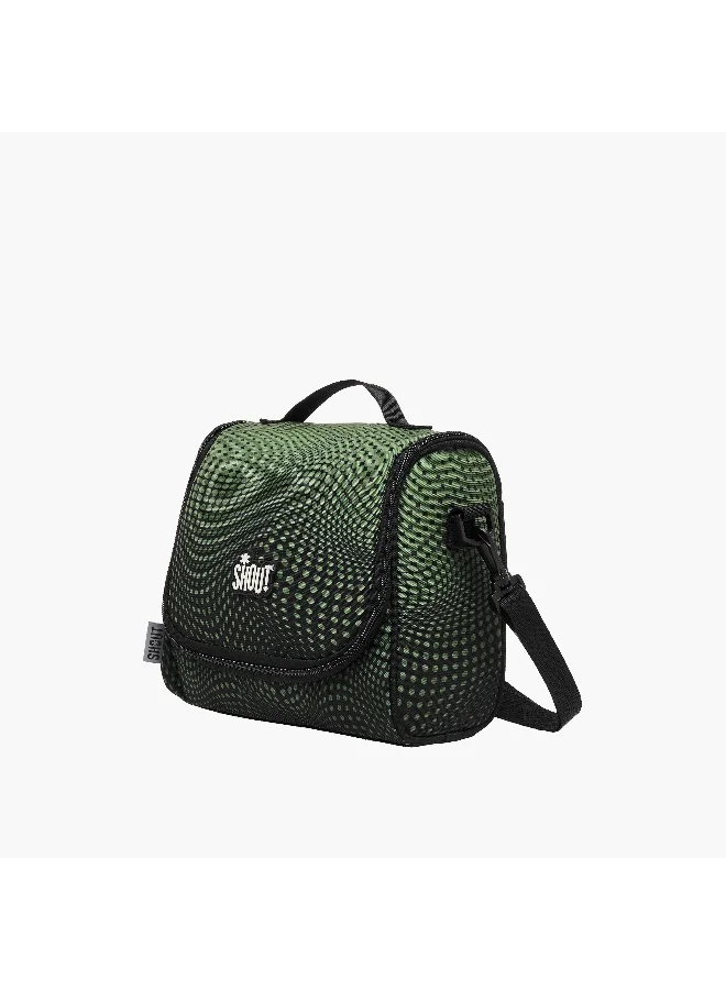شاوت Lunch/Cooler Bag-1Cmprt-Camoflauge-1L-Girls (Polyester) Black \ 23X10X20