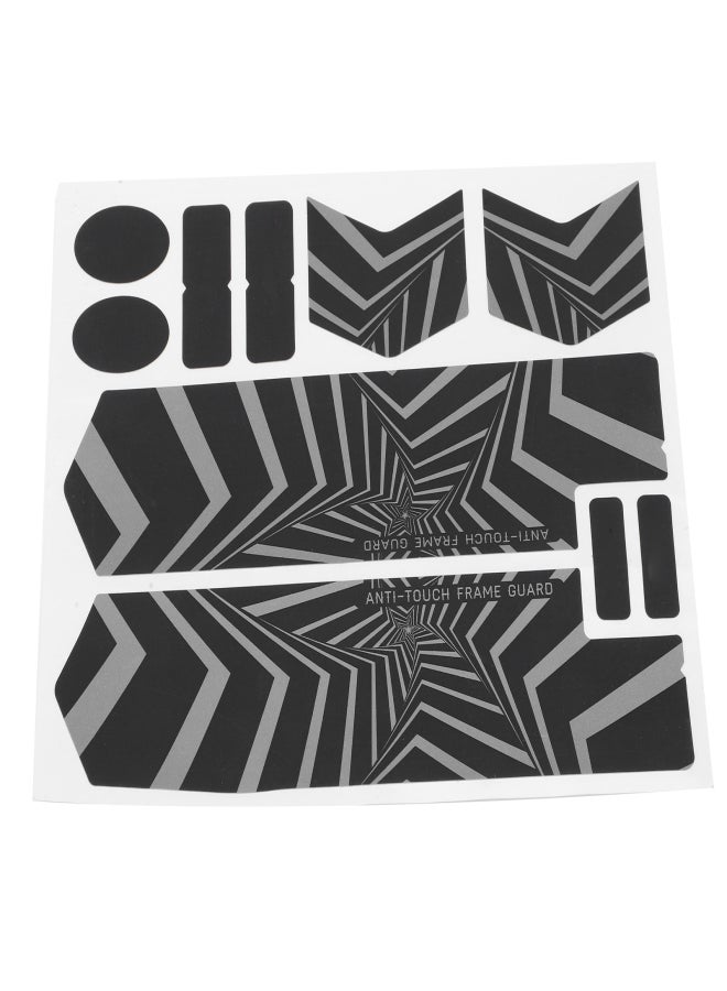 إنلي ملصق عاكس للضوء على الشوكة الأمامية للدراجة الجبلية، ملصق فايف ستار للدراجات - Image 4