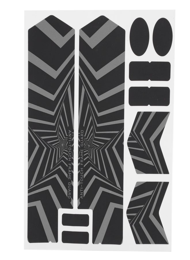 إنلي ملصق عاكس للضوء على الشوكة الأمامية للدراجة الجبلية، ملصق فايف ستار للدراجات - Image 1