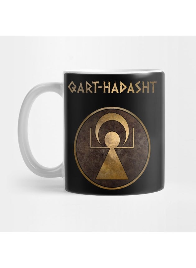 Pixxa - Carthage Ancient Symbol Of Qart-Hadasht Mug Glass - Image 1
