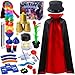 PATIFEED Kids Magic Kit Magician Costume for Pretend Play Magic Set with Instructions for Each Trick for Kids Ages 6 7 8 9 10 11 12 - Image 3