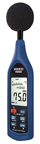 REED Instruments جهاز قياس مستوى الصوت REED Instruments R8080 مع تسجيل البيانات ومخطط شريطي - Image 4