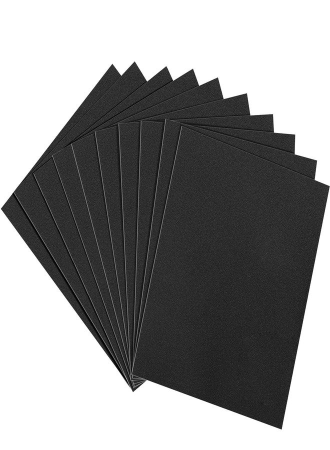 Shineboc 220 Grit Sandpaper, 9 x 11 Inch Wet Dry Sand Paper Hand Abrasive Sanding Sheets for Wood Metal Automotive Sanding and Polishing - 10 Sheets - Image 1
