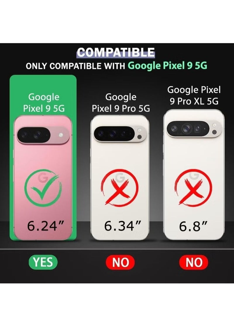 JAJEEK Google Pixel 9 Case Cover – Shock-Absorbing Bumper with Camera Protection, Crystal Clear Soft TPU Transparent Case for Google Pixel 9 5G - Image 2