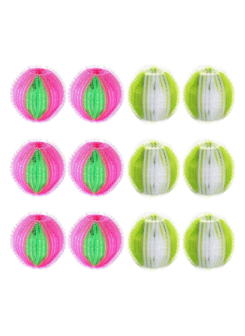 رات سو (12PCS) غسيل الكرة قابل لإعادة الاستخدام غسيل الكرة تنظيف شعر الحيوانات الأليفة مزيل لغسيل الشعر إزالة الشعر كرات التنظيف لغسيل الملابس إزالة تلوث الشعر إزالة الشعر مكافحة تشابك مزيل شعر الحيوانات الأليفة لغسيل الملابس آلة غسل الشعر الأليفة  - Image 1