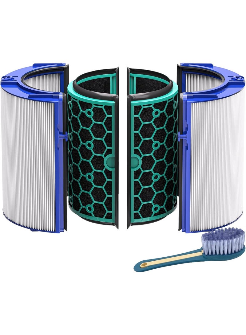 Leemone True Hepa Filter Replacement for Dyson TP04 HP04 DP04 TP05 DP05 Air Purifier, 360° Combi Glass HEPA Filter & Activated Carbon Filter - Image 1