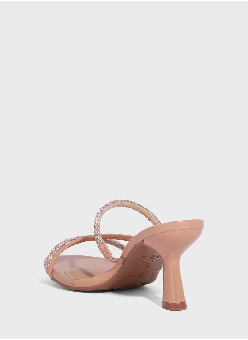 Beira Rio Georgia Multi Strap Mid Heel Sandals  - Image 3