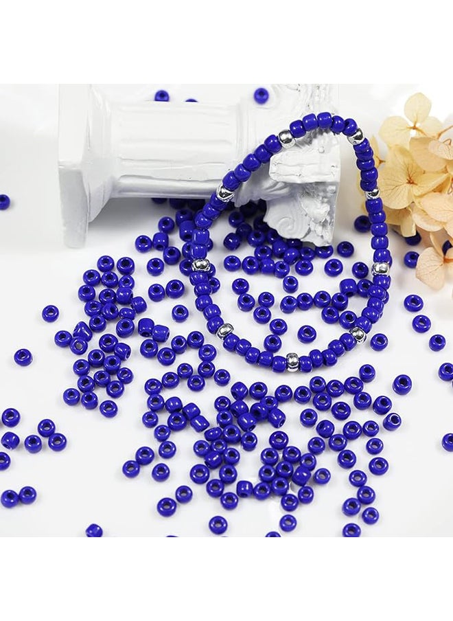 Generic Blue Round Size Uniform Seed Beads 10000pcs/110 Grams in Box  - Image 2