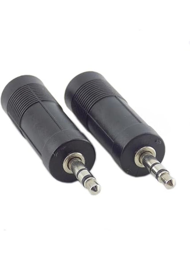 MySouqEg | Store 3.5mm to 6.35mm Audio Adapter, Female to Male Stereo Jack Converter, Black 1 Pcs - Image 4