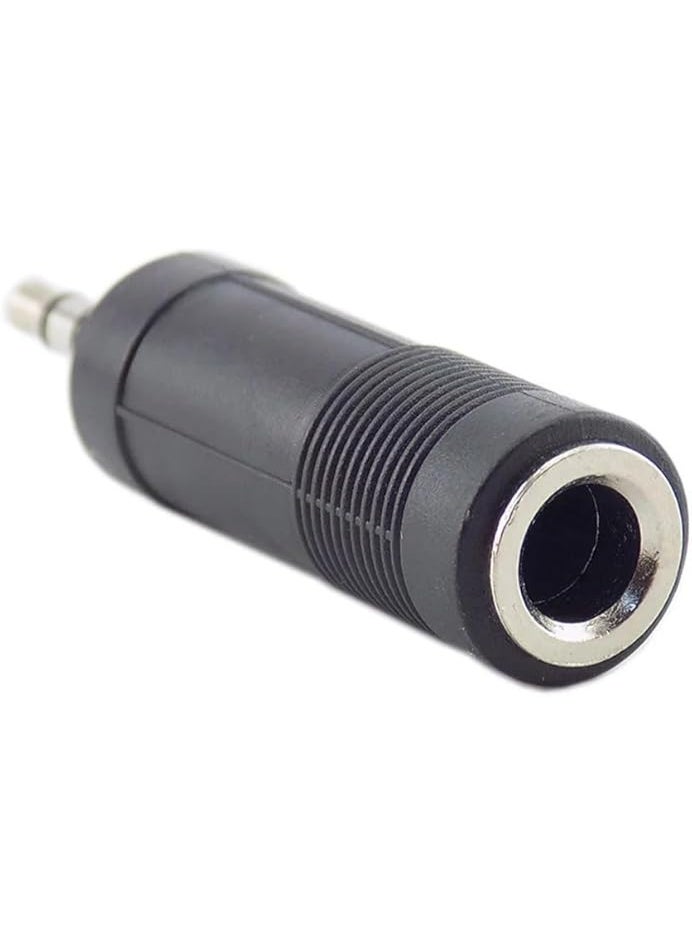 MySouqEg | Store 3.5mm to 6.35mm Audio Adapter, Female to Male Stereo Jack Converter, Black 1 Pcs - Image 2