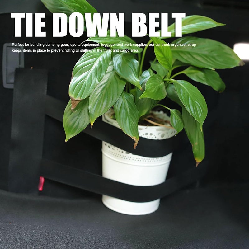 Car Trunk Organizer Strap - Nylon Elastic Secure Luggage Storage Fastening Strap - Image 4