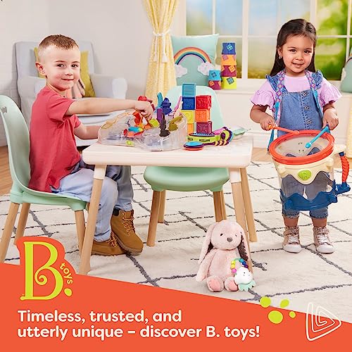 B. toys – Travel Beach Wavy – Wagon – Water Play & Sand Toy – with 11 Funky Sand Toys – 18+ Months - Image 5