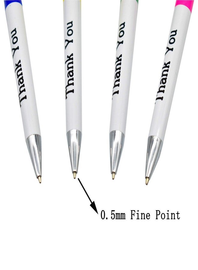 Maydahui 25 PCS Thank You Greeting Gift BallPoint Pen Thumbs Up Pens Cute Hand Gesture Pens for Thanksgiving Employee Appreciation Party (Black and Blue Ink Random Delivery) - Image 4